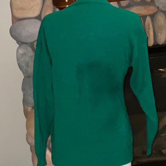 Western Collection Ramie & Cotton Sequined Crew Neck Sweater Medium - Picture 2 of 15